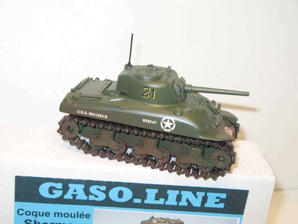 SOLIDO, Carro Sherman Coque Moulded Militare USA 21 Gasoline - Immagine 4 di 4