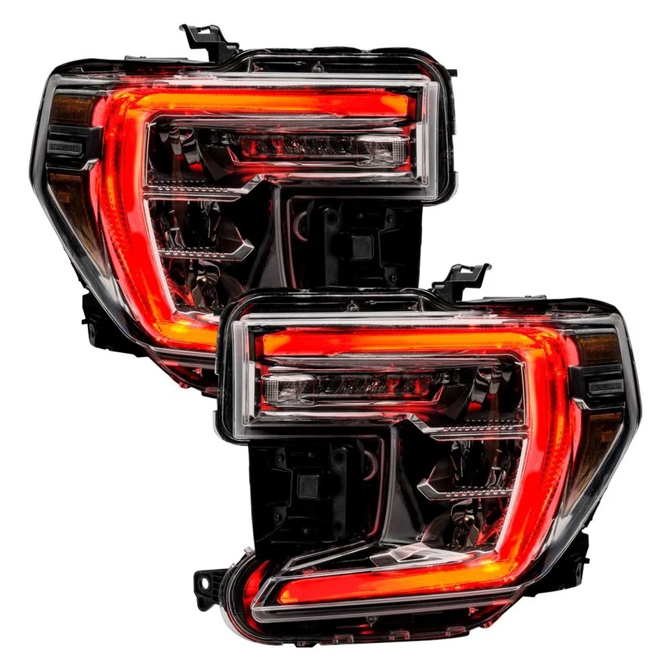For 2019-2021 GMC Sierra 1500 ORACLE ColorSHIFT® RGB+W Headlight DRL Upgrade - Imagem 4 de 4