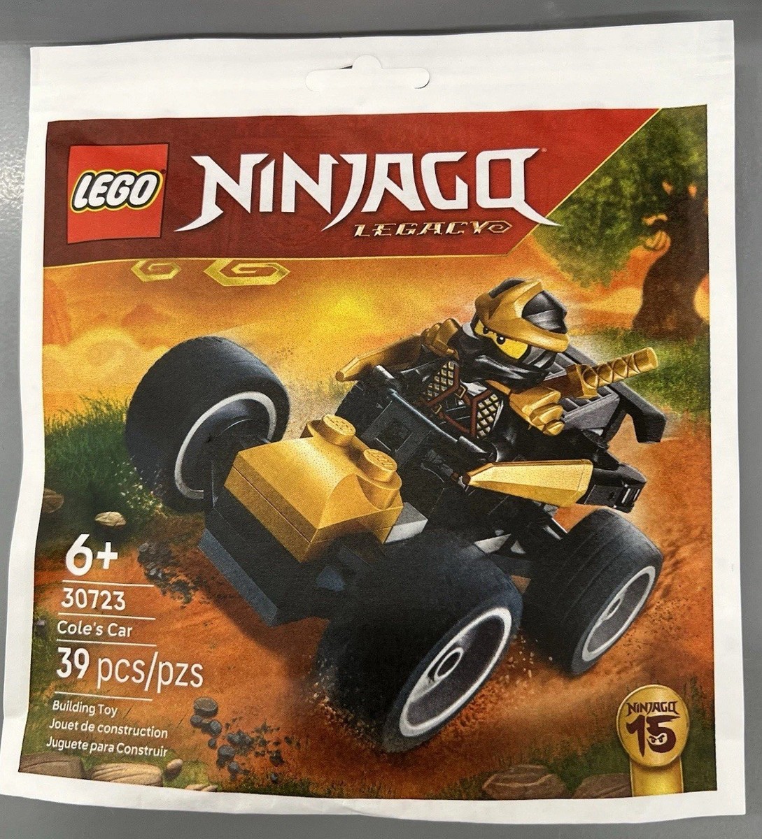 2袋 Lego 30723 Ninjago Legacy COLE'S CAR Sealed Polybag New In Hand
