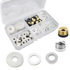 TUDUD 50Pcs Airless Paint Sprayer Gaskets Seal Tip Gaskets Nylon Flat Spacers...