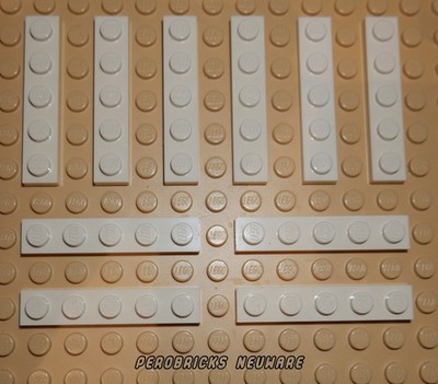 Lego Basic 10 Platten 1x5 weiss #78329 NEUWARE