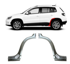 VW Tiguan 5N 2007-2016 Radlauf hinten unten Reparaturbleche links rechts Paar