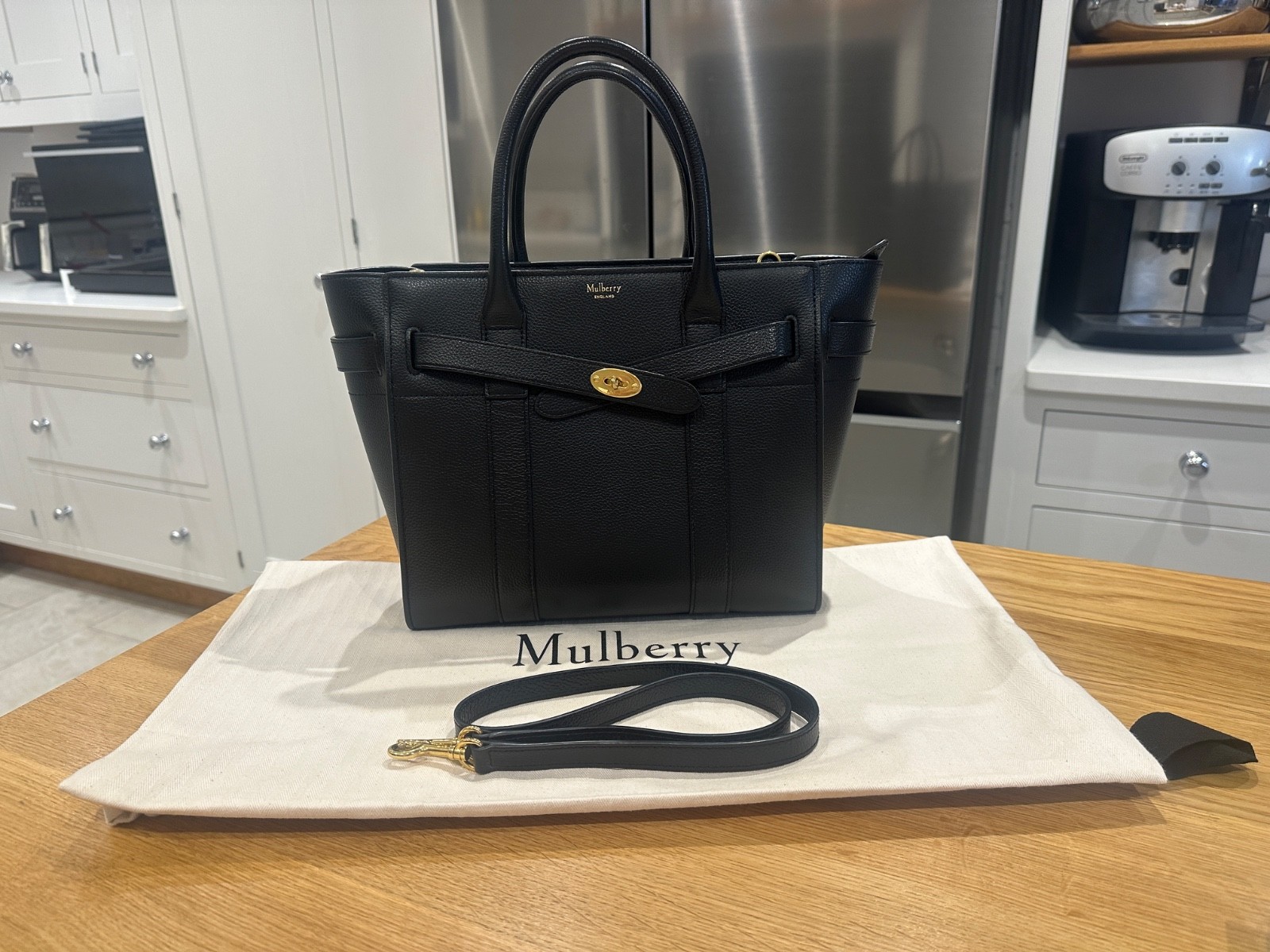 Mulberry Bayswater Belted Zipped Small Immaculate with receipt