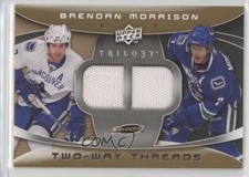 2008-09 Upper Deck Trilogy Two-Way Threads Brendan Morrison #2W-BM 3za
