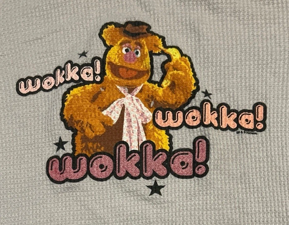 Camisa Térmica Oso Fozzie De Colección Disney Store Para Mujer’s S Muppets Wokka Hecha en EE. UU. Foto 4 de 4