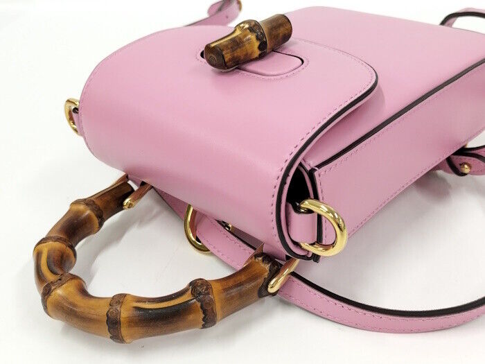 Gucci 3Way Mini Shoulder Bag Bamboo Brown Leather 702106 | eBay Gucci 3Way Mini Shoulder Bag Bamboo Brown Leather 702106 | eBay