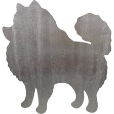 Pomeranian Steel Cut Out Metal Art Decoration