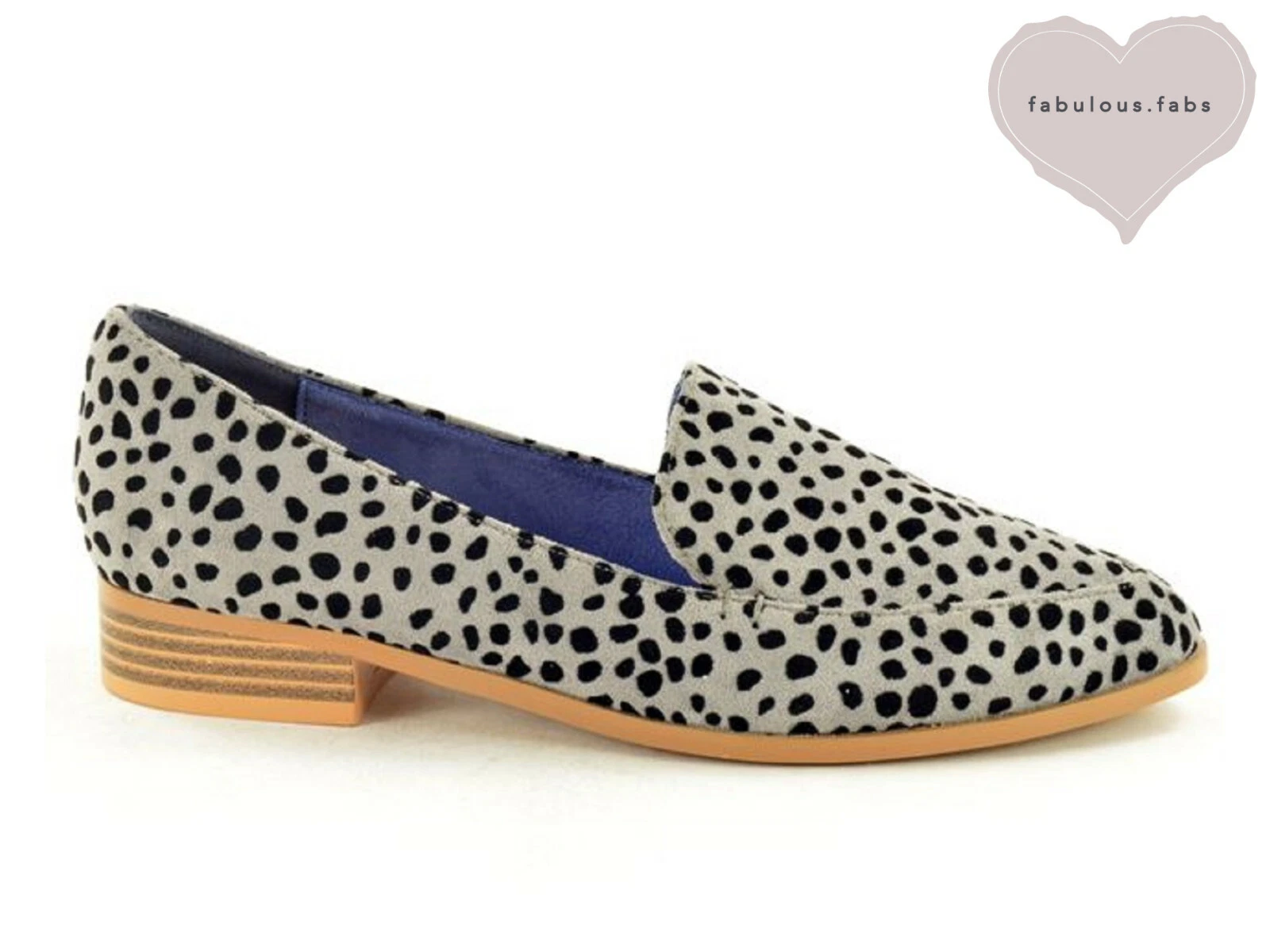 Womens Dalmation Smart Print Shoes Loafers Fabs Animal Grey Chic Slip On Flats
Opens in a new window