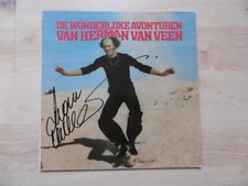 Herman van Veen Autogramm signed LP-Cover "De Wonderlijke Avonturen" Vinyl
