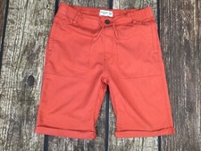 Abercrombie Kids Orange Coral Pullup String Waist Bermuda Shorts Sz 15/16