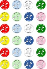 24x PRECUT SCHOOL LEAVERS/GOODBYE/YEAR/GOOD LUCK RICE PAPER CUP CAKE TOPPERS