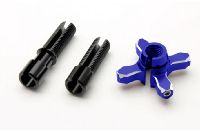 Cache levier d'embrayage aluminium ZETA ZE43-9394 Flight bleu accessoire guidon