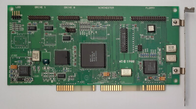 Western Digital WD1003V-MM2 ISA MFM Floppy Controller (Retro, 1989)