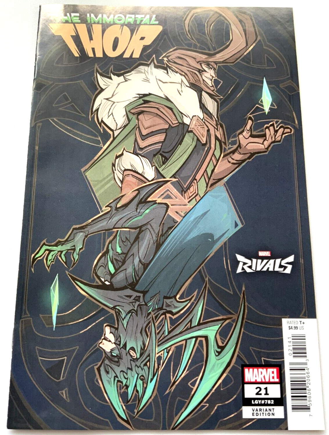 Marvel IMMORTAL THOR (2025) #21 Rival's LOKI VARIANT COVER NM 9.4 SHIP FREE