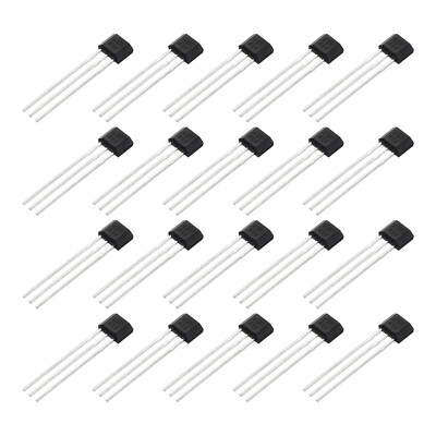 Hall Effect Sensors 20Pcs Magnetic Detector Hall Switch Single Pole Hall IC