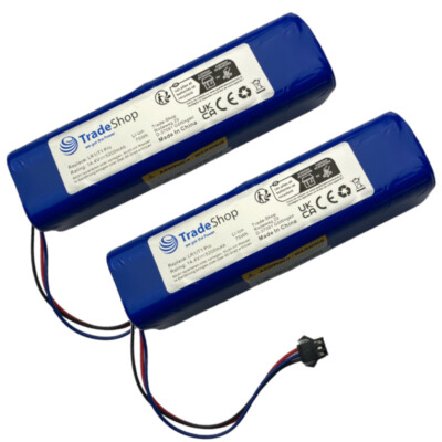 2x Li-Ion Akku 14,4V 5,2Ah für Xiaomi Viomi S9, D800, Alpha 2 Pro VXVC15-JC