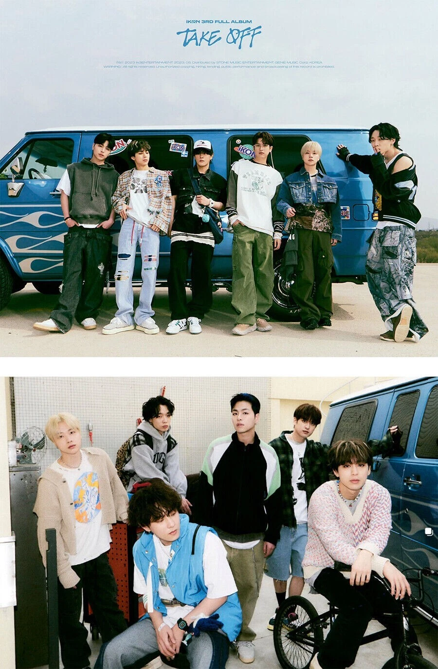 iKON [TAKE OFF] 3rd Full Album U Ver CD+2 Book+Photo+Tag+Sticker+