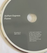 Airport Express iTunes Software CD Version 4.1 2004