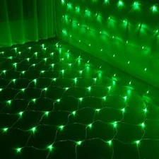800 LED Net Mesh Fairy String Curtain Light Outdoor Party Xmas Home Decoration