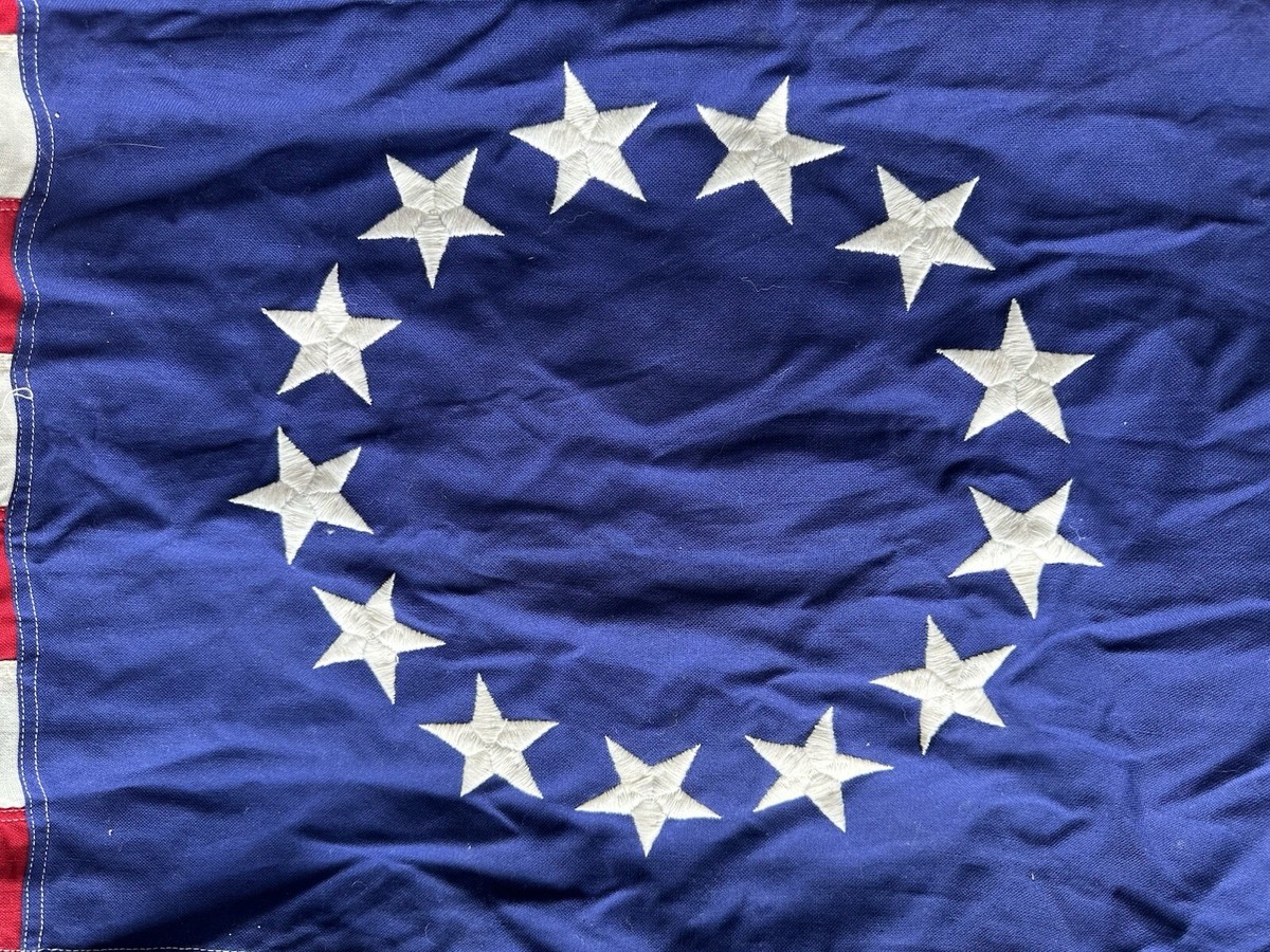 U.S. FLAG USA 13 Stars American US Unmarked 56” X 33” | eBay