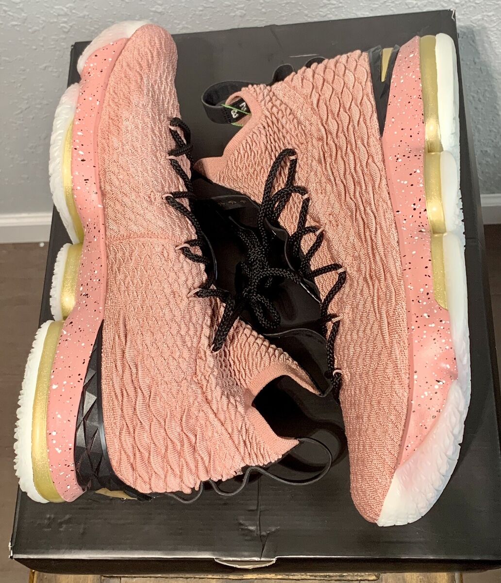 Nike Lebron James 15 PE PROMO SAMPLE Rust Pink Size 16 Nike Lebron James 15 PE PROMO SAMPLE Rust Pink Size 16