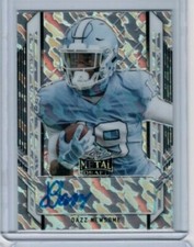 2021 Leaf Metal Draft Dazz Newsome Portraits Marbles Auto RC #d 28/60