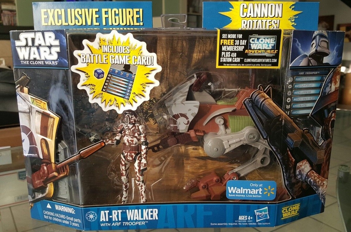 Hasbro Star Wars The Clone Wars AT-RT Walker with ARF Trooper