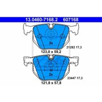 ATE BremsbeläGe 13.0460-7168.2 BremsklöTze FüR BMW 7Er E65 E66 E67