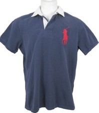 NEW Vintage Polo Ralph Lauren Polo Shirt  Big Pony Custom Fit Rugby Style