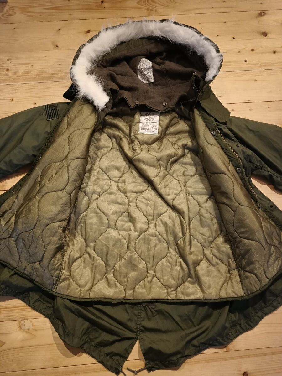 Original M-65 m65 ECW Fishtail Parka w/liner &hood. X-small Original M-65 m65 ECW Fishtail Parka w/liner &hood. X-small