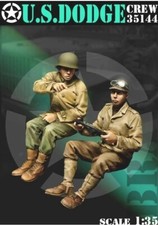 BRAVO 6 35144 WORLD WAR II U.S. DODGE CREW 2 FIGURES 