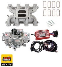 Skspeed Ls Carb Intake Kit -edelbrock Rpm Intakemsd 6014quickfuel 750 Carb