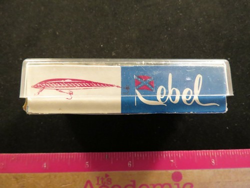 Esca da pesca vintage Rebel/Shad Floater F61-01 argento 2-1/2" 1/4 oz nuova/vecchio stock - Foto 3 di 6