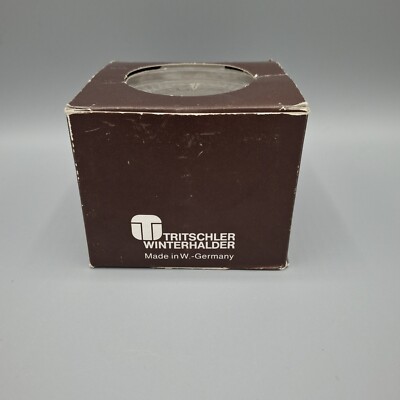 Tritschler Winterhalder Crystal Coasters Set Of 6,  3-1/2'' Vintage, Original Box