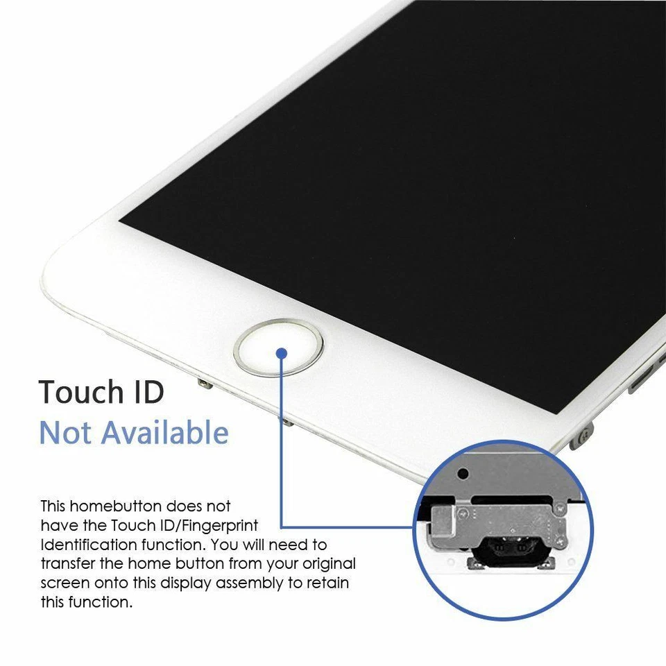 For iPhone 8 6 6s 7 Plus LCD Display Screen Touch Digitizer Replacement +Camera - Image 4 of 4