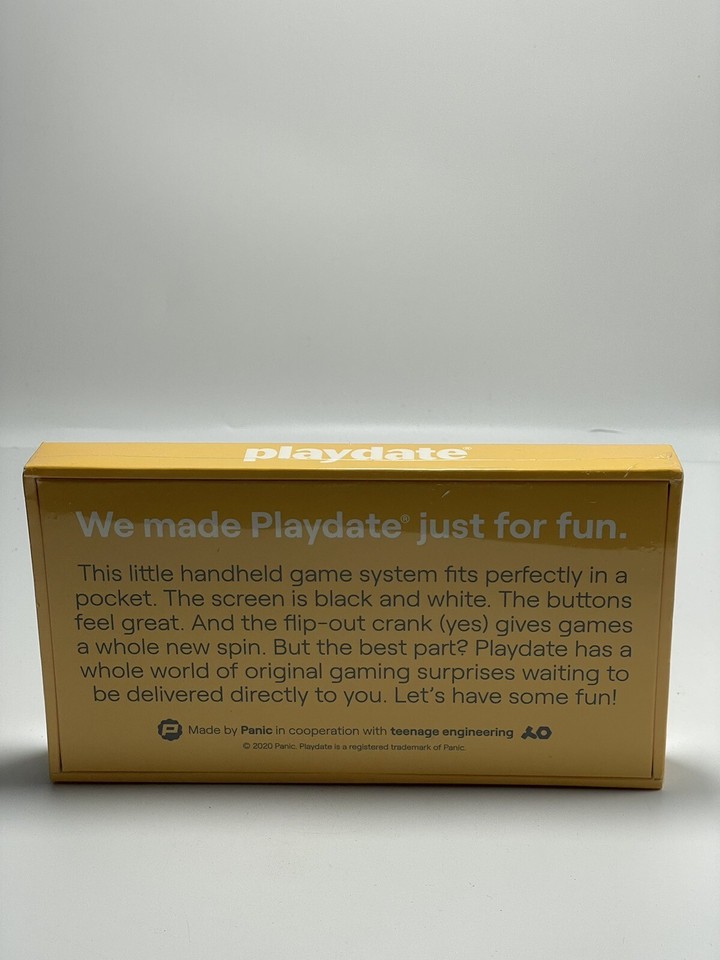Playdate Console Yellow (PDUY01) Sealed ! 855731008012 eBay