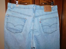Levis 550 Jeans Vintage 90s Mens Y@K Relaxed Fit Tapered Leg Made In USA 42 x 30