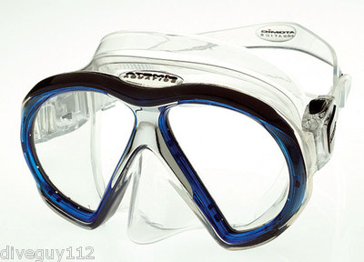 Atomic SubFrame Tauchmaske Für FreeDiving Schnorcheln Tauchen Klar/Blau