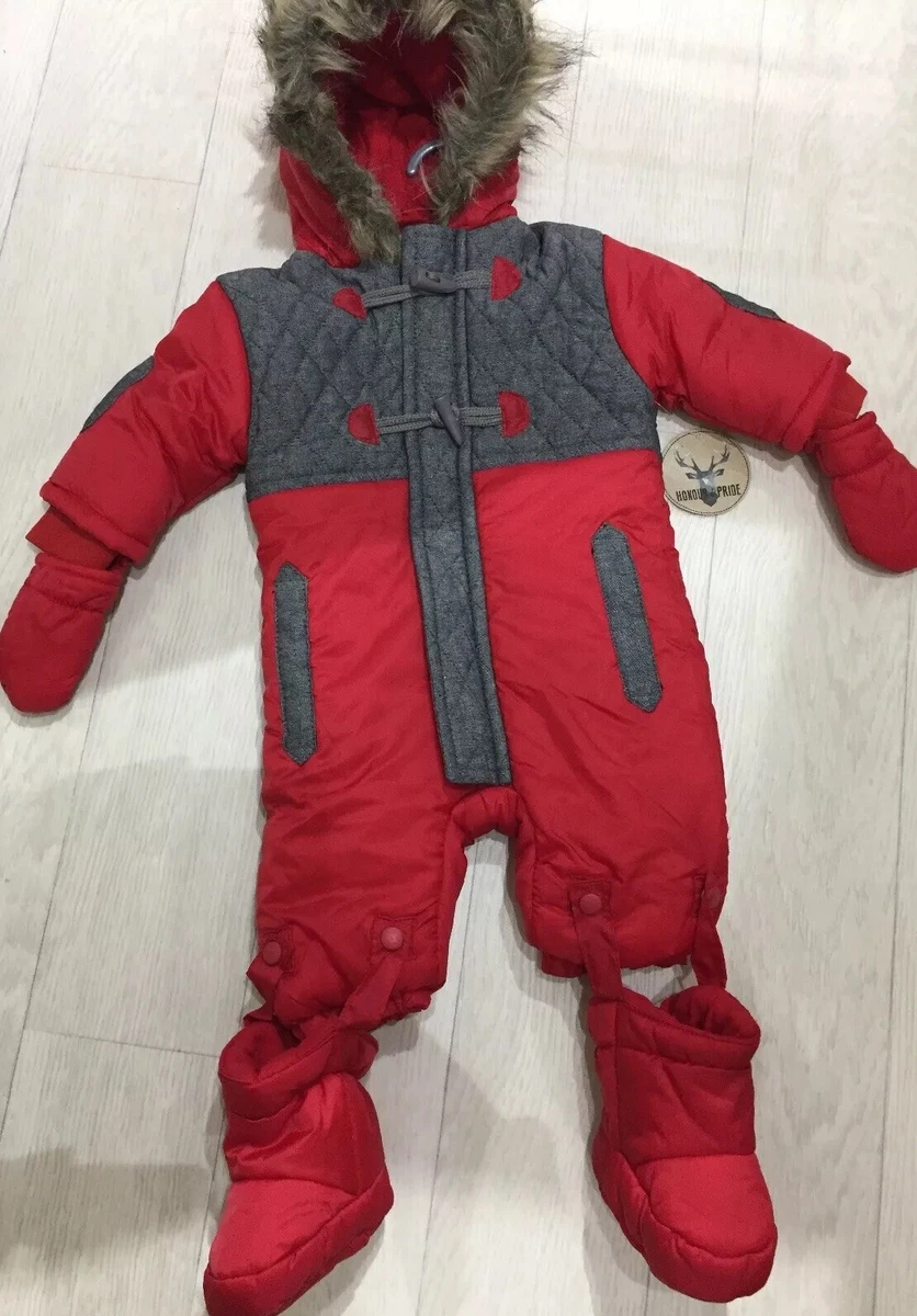 Boots baby snowsuit top
