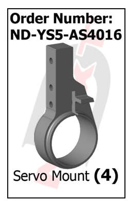 Servo Mount Set - Stingray 500: ND-YS5-AS4016