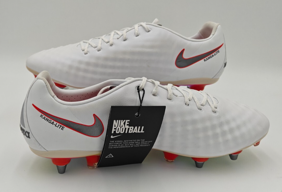 Nike Magista Obra II 2 Elite SG-Pro Size 10.5 White Red AH7405-108