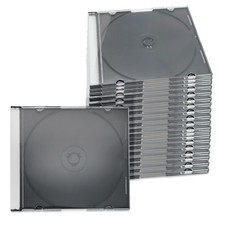 100 CD Slim H&uuml;llen Leerh&uuml;llen Box 1 Fach 5.2 mm 142x125x5,2 mm