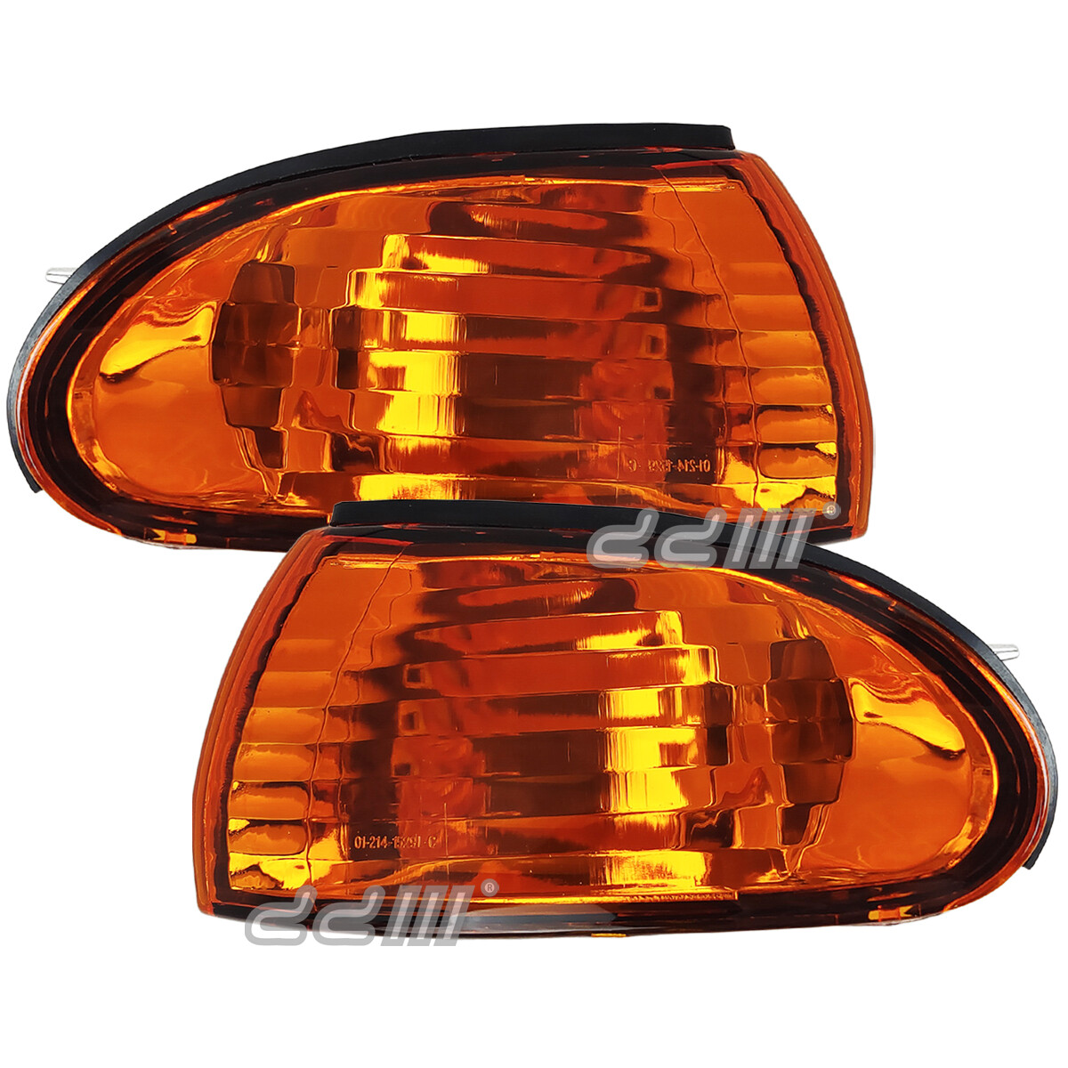 Conn ladyマーク 初期型 Crystal Amber Signal Corner Light Fit For Mitsubishi Lancer