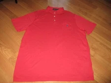 MENS POLO RALPH LAUREN SHORT SLEEVE CLASSIC FIT RED POCKET POLO SHIRT SIZE LARGE