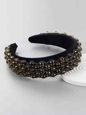 Fascia elastica per capelli con margherite bianche, ghirlanda ideale come ornamento per spose o feste, stile hippy, 1 unità