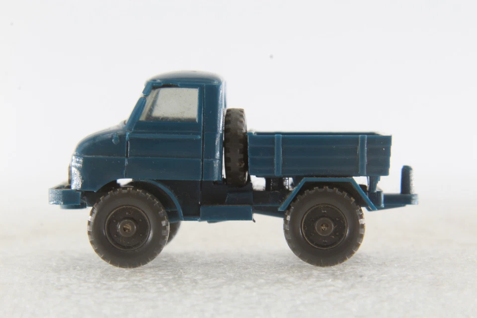 Wiking 1:87 LKW A.S.S MB Unimog 411 Ozeanblau Germany 1964 GK 371/6A CS 482/3B - Bild 2 von 4