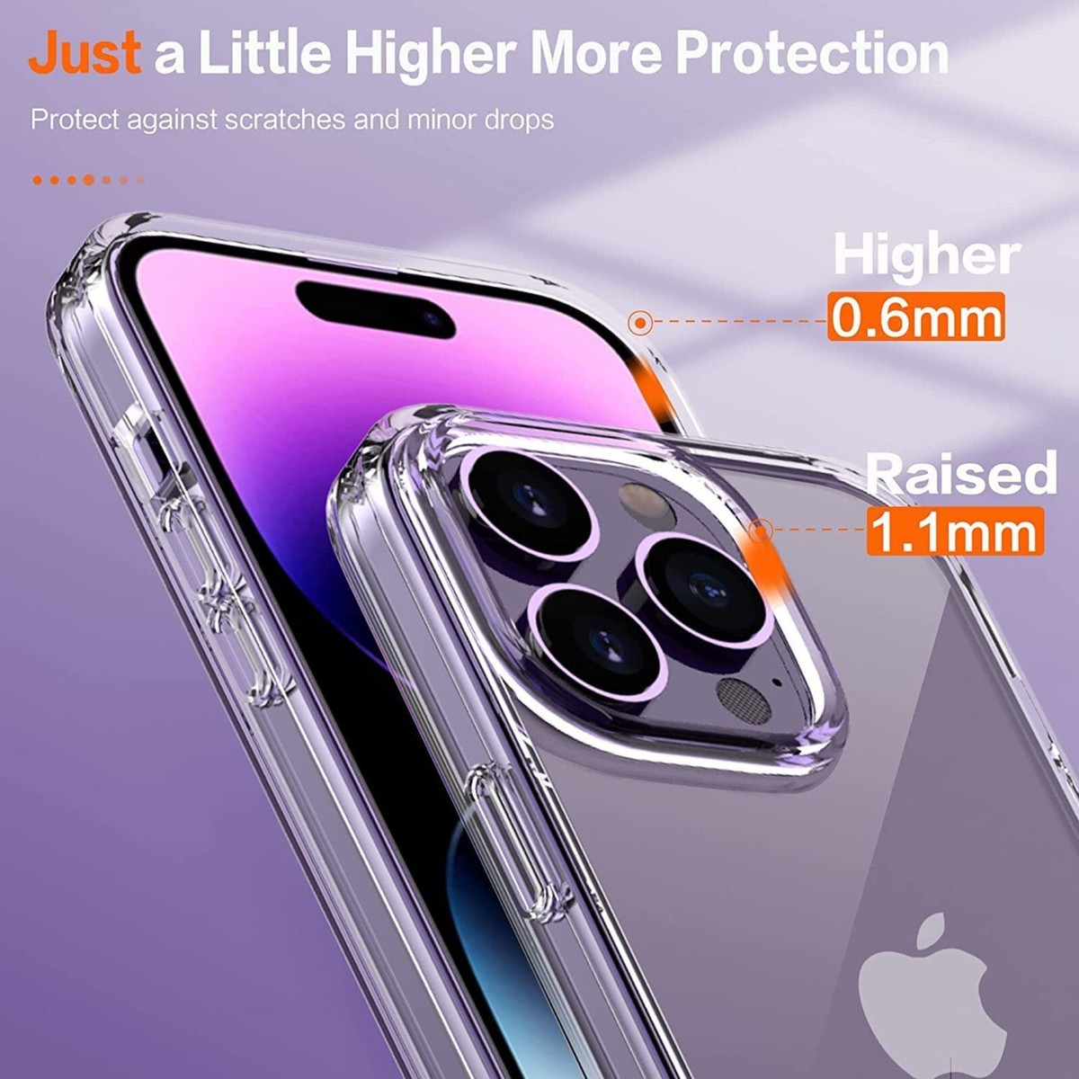 Custodia Trasparente Antiurto Per IPhone – Compatibile Con Molti Modelli Da 7 A 15