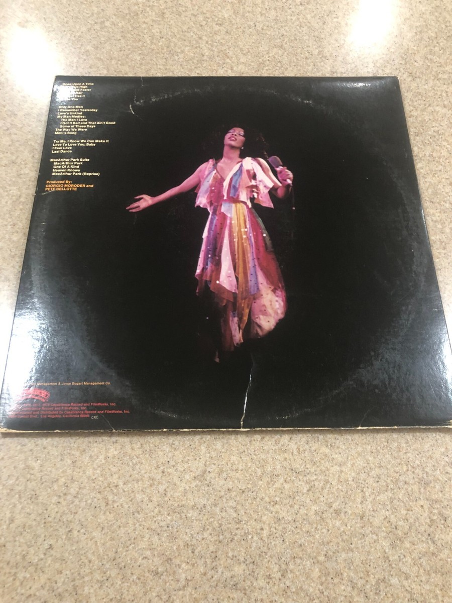 Record Donna Summer Live And More 1978 Gatefold Double Vinyl LP | eBay