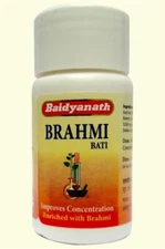 Baidyanath Jhansi BRAHMI BATI (BUDDHI WARDHAK) 80 tabs epilepsy hysteria mental