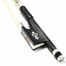 Pro. Level Carbon Fiber Violin Bow Pernambuco Performance Textured Braided Stick